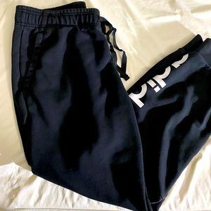Worn in, jogger pants